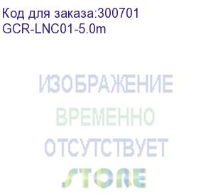 купить greenconnect патч-корд прямой 5.0m, utp кат.5e, синий, позолоченные контакты, 24 awg, литой, gcr-lnc01-5.0m, ethernet high speed 1 гбит/с, rj45, t568b