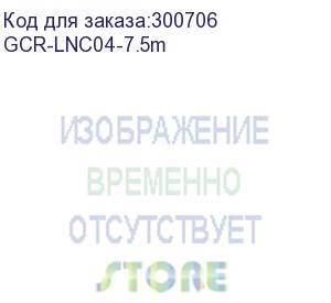 купить greenconnect патч-корд прямой 7.5m, utp кат.5e, красный, позолоченные контакты, 24 awg, литой, gcr-lnc04-7.5m, ethernet high speed 1 гбит/с, rj45, t568b