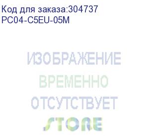 купить коммутационный шнур (патч-корд), кат.5е utp, 0,5м, красный (itk) pc04-c5eu-05m