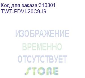 купить вертикальный блок розеток, 20xc19, 250v, 32a, a/v-метр, шнур 3 метра, вилка iec309 (twt-pdvi-20c9-i9)