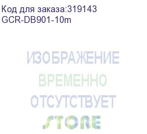 купить greenconnect кабель 10.m 0-модемный com линковочный, db9/db9 9f/9f, серый, 30 awg, gcr-db901-10m