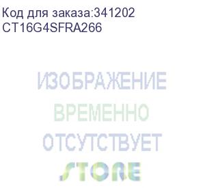 купить crucial dram 16gb ddr4-2666 sodimm, ean: 649528903563 (ct16g4sfra266) crucial
