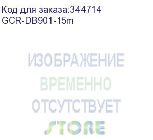 купить greenconnect кабель 15.m 0-модемный com линковочный, db9/db9 9f/9f, серый, 30 awg, gcr-db901-15m