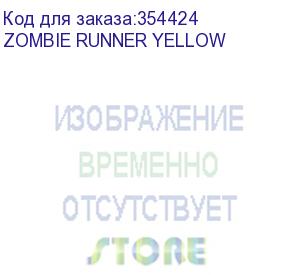 купить кресло игровое бюрократ zombie runner черный/желтый искусственная кожа крестовина пластик (zombie runner yellow) бюрократ