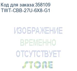 купить шкаф коммутационный lanmaster business (twt-cbb-27u-6x8-g1) напольный 27u 600x800мм пер.дв.стекл задн.дв.спл.стал.лист 2-хст. 2 бок.пан. 800кг черный ip20 lanmaster