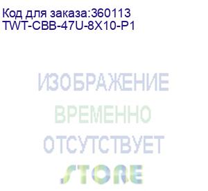 купить шкаф 19 business, 47u 800x1000, черный, передняя дв. перфорир., задняя дв. распашная перфорир. (twt-cbb-47u-8x10-p1)