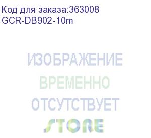 купить greenconnect кабель 10.0m 0-модемный com rs-232 линковочный, db9/db9 9m/9m, серый, 30 awg, gcr-db902-10m