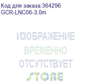 купить greenconnect патч-корд прямой 3.0m, utp кат.5e, черный, позолоченные контакты, 24 awg, литой, gcr-lnc06-3.0m, ethernet high speed 1 гбит/с, rj45, t568b