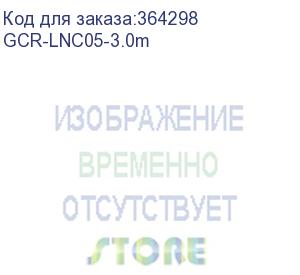 купить greenconnect патч-корд прямой 3.0m, utp кат.5e, зеленый, позолоченные контакты, 24 awg, литой, gcr-lnc05-3.0m, ethernet high speed 1 гбит/с, rj45, t568b