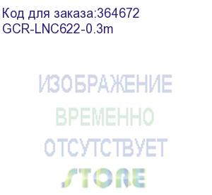 купить greenconnect патч-корд prof плоский прямой 0.3m, utp медь кат.6, желтый, позолоченные контакты, 30 awg, ethernet high speed 10 гбит/с, rj45, t568b gcr-lnc622-0.3m