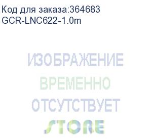 купить greenconnect патч-корд prof плоский прямой 1.0m, utp медь кат.6, желтый, позолоченные контакты, 30 awg, ethernet high speed 10 гбит/с, rj45, t568b gcr-lnc622-1.0m