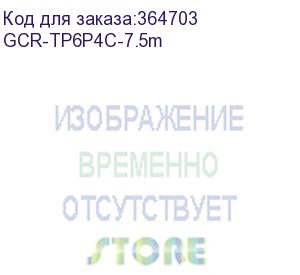 купить greenconnect телефонный шнур удлинитель для аппарата 7.5m gcr-tp6p4c-7.5m, 6p4c (джек 6p4c - jack 6p4c) белый