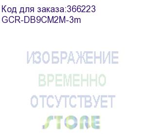 купить greenconnect кабель com rs-232 порта соединительный 3 m gcr-db9cm2m-3m, 9m / 9m premium, серый, пластиковый пакет