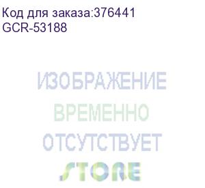 купить gcr кабель 1.0m typec/lightning mfi power delivery 18 w, быстрая зарядка, белый нейлон, корпус черный, gcr-53188 (greenconnect)