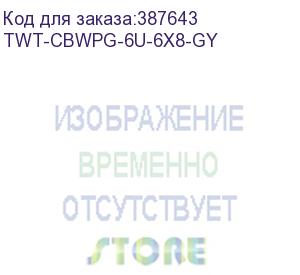 купить шкаф настенный серии pro, 6u 600x800, стеклянная дверь (twt-cbwpg-6u-6x8-gy) lanmaster