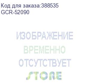 купить gcr патч-корд prof плоский прямой 0.3m, utp медь кат.6, желтый+черный, 30 awg, ethernet high speed 10 гбит/с, rj45, t568b, gcr-52090 (greenconnect)