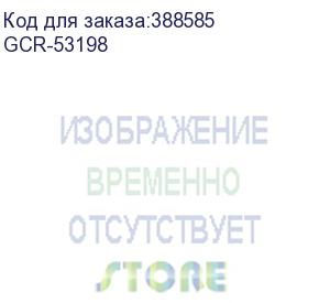 купить gcr патч-корд прямой 0.5m utp кат.5e, черный, верхний угол, литой, ethernet high speed, rj45, t568b, gcr-53198 (greenconnect)