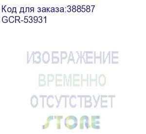 купить gcr патч-корд прямой 0.5m utp кат.5e, черный, верхний/нижний угол, литой, ethernet high speed, rj45, t568b (greenconnect) gcr-53931