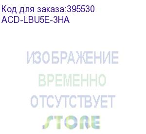 купить кабель acd-lbu5e-3ha (acd-lbu5e-3ha) cat5e utp 24awg 4pair solid type 0.50мм cca(25%), lszh,305м бухта, серый (741968)