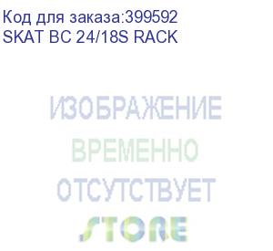 купить 438 skat bc 24/18s rack блок батарейный 19 2u, 24в, емкость до 18ач, 4 акбх9ач, зу (бастион)