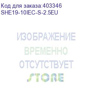 купить hyperline she19-10iec-s-2.5eu блок розеток для 19 шкафов, горизонтальный, 10 розеток iec 320 c13, 10a, 250в, выключатель с подсветкой, кабель питания 3х1.5мм2, длина 2.5м, вилка schuko, 482.6x44.4x44.4мм (дхшхв)