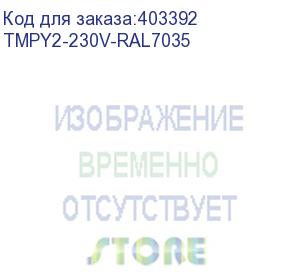 купить hyperline tmpy2-230v-ral7035 микропроцессорная контрольная панель,1u, для всех шкафов 19 , подключение до двух устройств, датчик температуры, кабель питания 1.8 м, цвет серый (ral 7035)