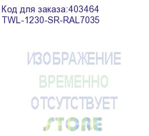 купить hyperline twl-1230-sr-ral7035 шкаф настенный 19-дюймовый (19 ), 12u, 650x600х300мм, металлическая дверь, несъемные стенки, 1 пара профилей, цвет серый (ral 7035) (собранный)