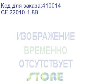 купить кабель питания с вилкой (без разъема) 2*0,5мм2, 1,8м, черный, netko optima (аналог 54582) (cf 22010-1.8b)