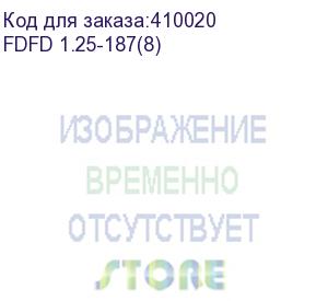 купить клемма плоская, полностью изол, кппи гнездо 4,7мм, 0,5-1,5мм2, красная, 100шт., netko optima (fdfd 1.25-187(8))