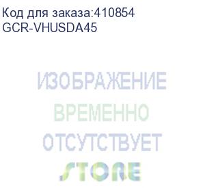 купить gcr typec hub 10 в 1 hdmi + vga + rj45 + usb3.0 x3 + card reader + audio + typec pd (greenconnect) gcr-vhusda45