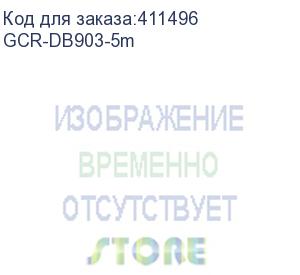 купить greenconnect удлинитель 0-модемный com rs-232 5 m gcr-db903-5m 9m am / 9f af, пакет