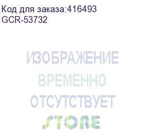 купить gcr удлинитель usb 3.1 type c-с, 0.5m белый, 100w/20v/5a, m/f, tpe, al сase черный, белый пвх, экран, армированный, gcr-53732 (greenconnect)