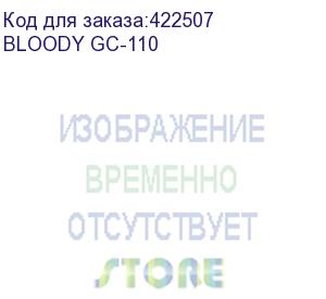 купить кресло игровое a4tech bloody gc-110, на колесиках, ткань, серый/черный bloody gc-110