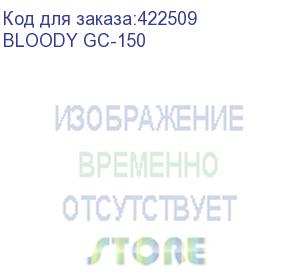 купить кресло игровое a4tech bloody gc-150, на колесиках, ткань, черный/красный bloody gc-150