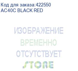 купить кресло игровое aerocool aс40c air, на колесиках, полиуретан, черный/красный/красный (aс40c black red) (aerocool) aс40c black red