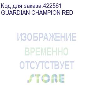 купить кресло игровое aerocool guardian, на колесиках, эко.кожа/сетка, черный/красный (guardian champion red) (aerocool) guardian champion red