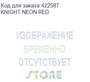 купить кресло игровое knight neon, на колесиках, эко.кожа, черный/красный/красный (knight neon red) knight neon red