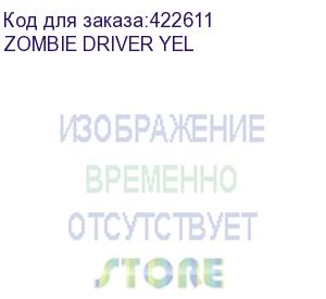 купить кресло игровое zombie driver, на колесиках, эко.кожа, черный/желтый/желтый (zombie driver yel) zombie driver yel