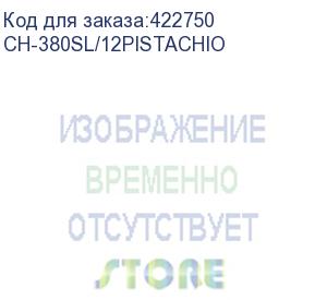 купить кресло бюрократ ch-380sl, на колесиках, ткань, зеленый (ch-380sl/12pistachio) (бюрократ) ch-380sl/12pistachio