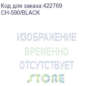 купить кресло бюрократ ch-590, на колесиках, эко.кожа/сетка, черный (ch-590/black) (бюрократ) ch-590/black