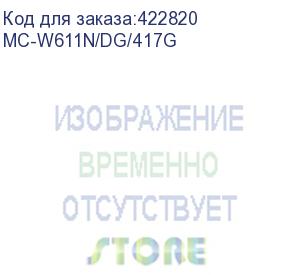 купить кресло бюрократ mc-w611n, на колесиках, сетка/ткань, темно-серый (mc-w611n/dg/417g) (бюрократ) mc-w611n/dg/417g