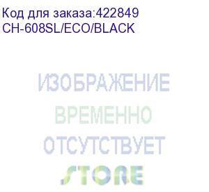 купить кресло руководителя бюрократ ch-608sl/eco, на колесиках, эко.кожа, черный (ch-608sl/eco/black) (бюрократ) ch-608sl/eco/black