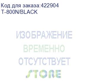 купить кресло руководителя бюрократ t-800n, на колесиках, кожа, черный (t-800n/black) (бюрократ) t-800n/black