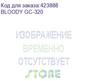 купить кресло игровое a4tech bloody gc-320, на колесиках, ткань, белый bloody gc-320