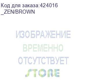 купить кресло руководителя бюрократ _zen коричневый кожа крестов. алюминий (_zen/brown) бюрократ