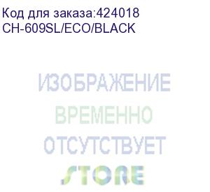 купить кресло руководителя бюрократ ch-609sl/eco черный эко.кожа крестов. металл хром (ch-609sl/eco/black) бюрократ