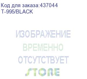 купить кресло руководителя бюрократ t-995, на колесиках, эко.кожа/сетка, черный (t-995/black) (бюрократ) t-995/black