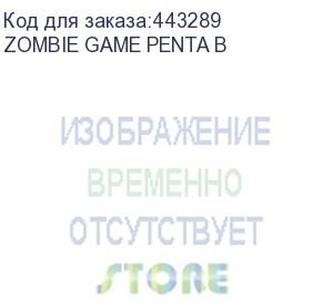 купить кресло игровое zombie game penta, на колесиках, эко.кожа, черный (zombie game penta b) zombie game penta b