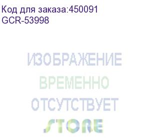 купить gcr удлинитель для гарнитуры 0.5m jack 3,5mm/jack 3,5mm черный, желтая окантовка, 28awg, m/f, gcr-53998 (greenconnect)