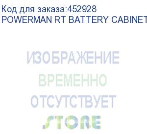 купить внешний батарейный блок240-9-3u для ибп powerman online 6000/10000 rt, 3u, акб свинцово-кислотные герметизированные 20 штук 12в 9ач., суммарные характеристики блока 240в 9 ач., 443х131ммх720мм, вес 66кг./ external battery pack 240-9-3u for powerman online